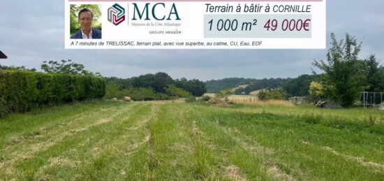 Terrain à bâtir à Cornille, Nouvelle-Aquitaine