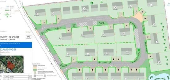 Terrain à bâtir à Incarville, Normandie