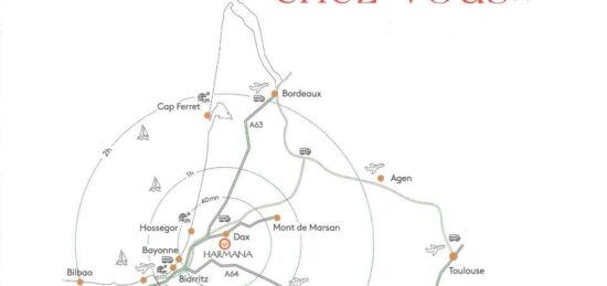 Terrain à bâtir à , Landes