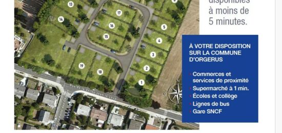 Terrain à bâtir à Orgerus, Île-de-France