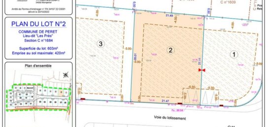 Terrain à bâtir à , Hérault