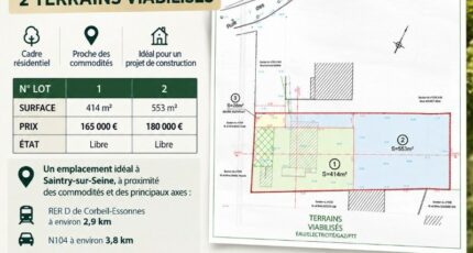 Saintry-sur-Seine Terrain à bâtir - 2644762-11657annonce120260922o2El6.jpeg Maisons Open